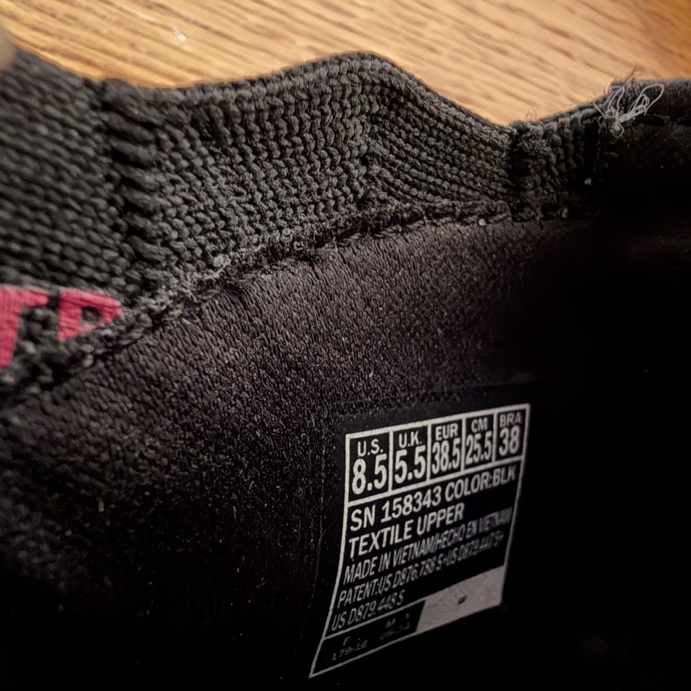 Sketchers Cleo Air Cooled Comfort Slip on Knit Black Light Ballet Flats Size 8.5 - Picture 6 of 6